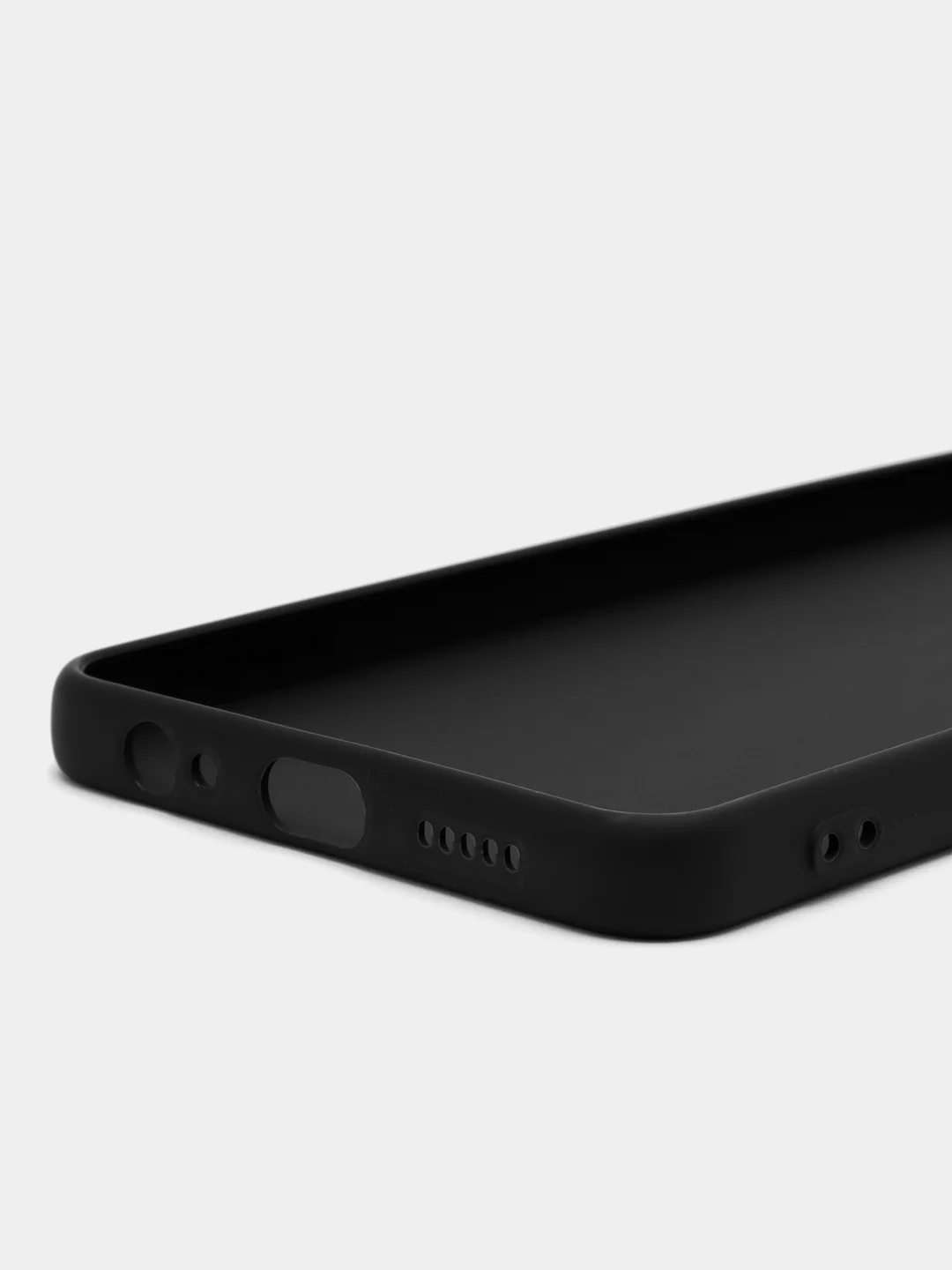Черный чехол ROSCO для Vivo Y27, матовый, силиконовый, тонкий, бортик вокруг камер