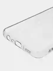 Молочный противоударный чехол для OPPO A78 силиконовый ROSCO с бортиком, защитой камер, прозрачный