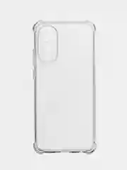 Прозрачный противоударный чехол для OPPO A78 силиконовый ROSCO прозрачный с защитой камер и углами
