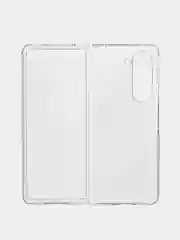 Прозрачный складной пластиковый чехол ROSCO для Samsung Galaxy Z Fold 5, прозрачный, с защитой камер