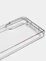Прозрачный складной пластиковый чехол ROSCO для Samsung Galaxy Z Fold 5, прозрачный, с защитой камер