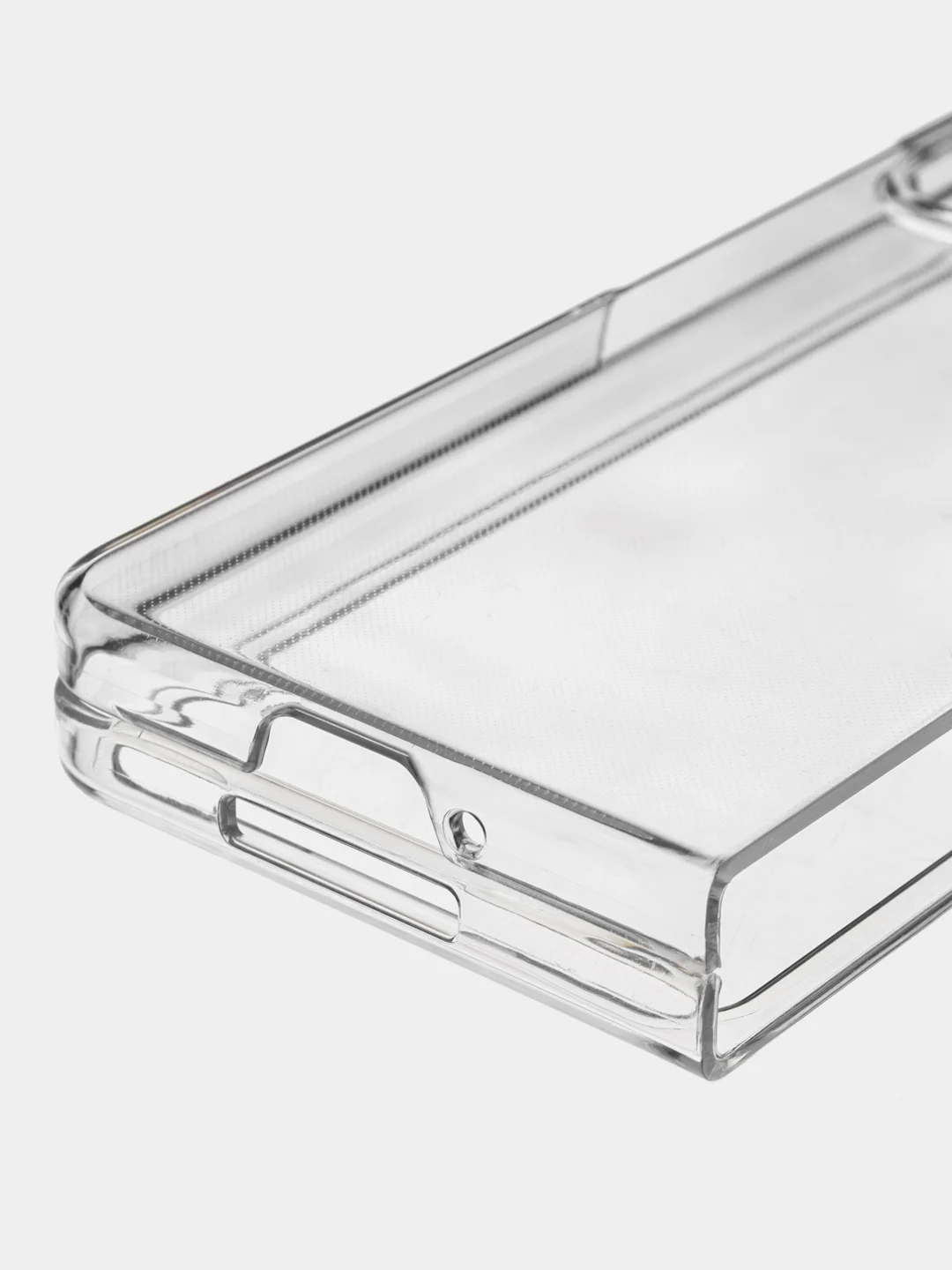 Прозрачный складной пластиковый чехол ROSCO для Samsung Galaxy Z Fold 5, прозрачный, с защитой камер
