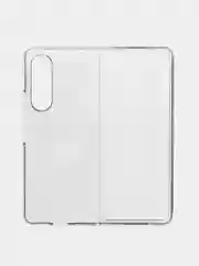 Складной пластиковый чехол ROSCO для Samsung Galaxy Z Fold 5, прозрачный, с защитой камер