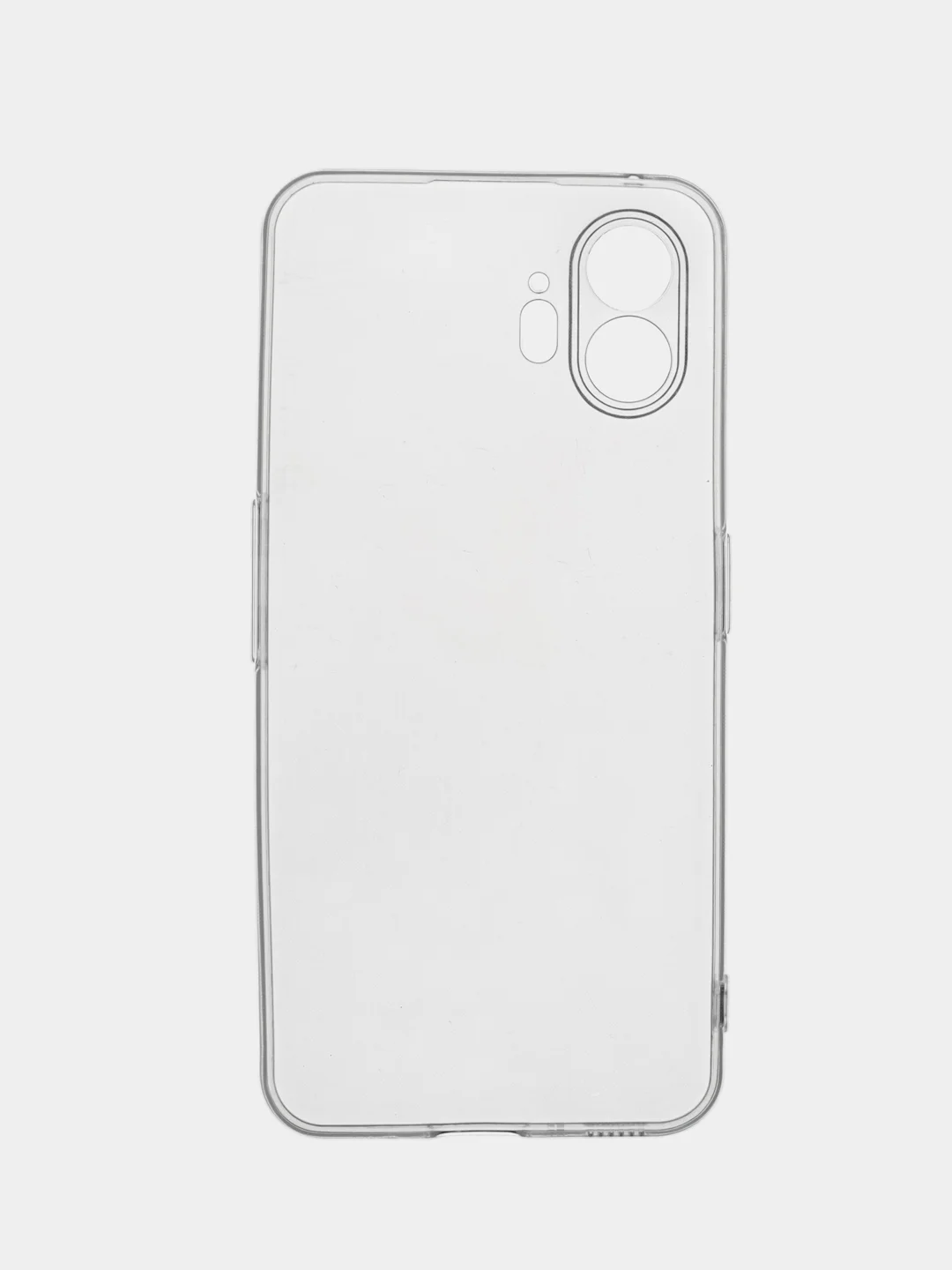 Молочный защитный чехол для Nothing Phone (2) силиконовый ROSCO прозрачный с бортиком защитой камер