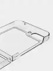 Прозрачный складной чехол для Samsung Galaxy Z Flip 5 пластиковый ROSCO прозрачный с защитой камер