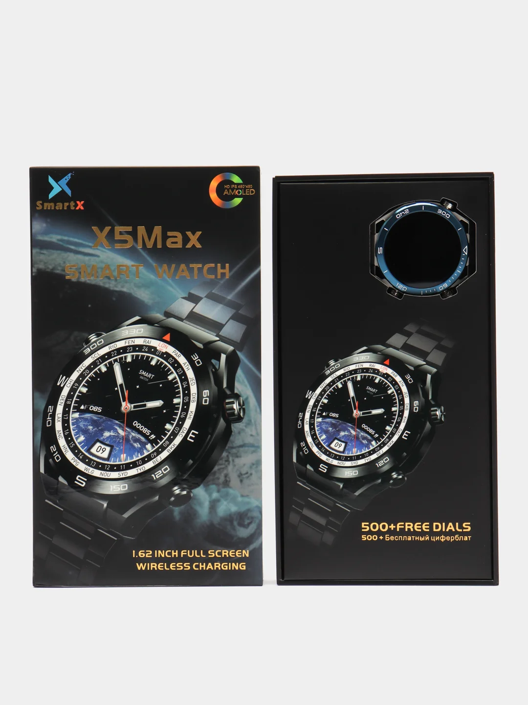 Серый смарт-часы SmartX X5 Max