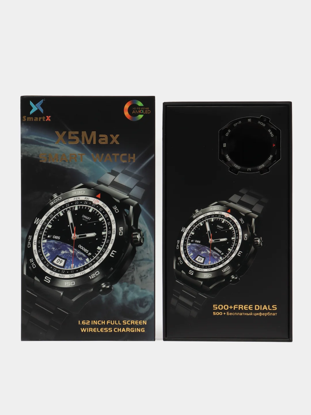 Серый смарт-часы SmartX X5 Max