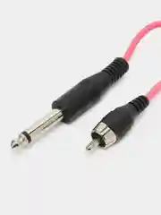 Розовый кабель клип-корд RCA для подключения тату-машинки к блоку питания DC, клип-корд