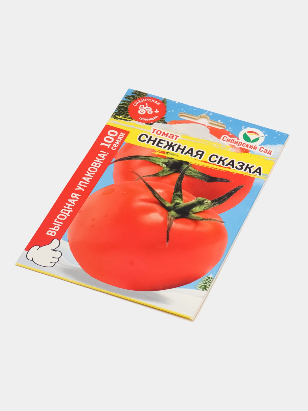 Семена помидоры, томат суперурожайный сорт "Снежная сказка" (открытый грунт)