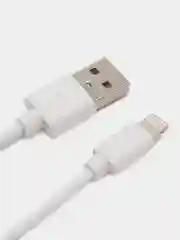 Белый кабель провод для айфона зарядный iPhone Buro USB (m) - Lightning (m), 0.8 м, белый