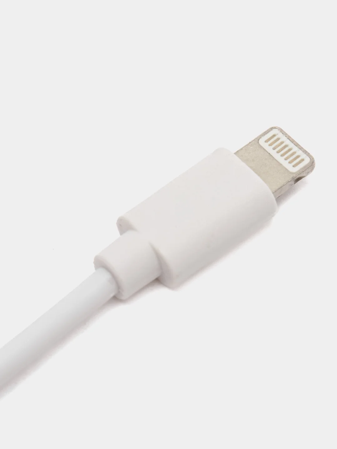 Белый кабель провод для айфона зарядный iPhone Buro USB (m) - Lightning (m), 0.8 м, белый