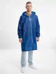 Синий дождевик мужской, женский, унисекс, Rainman Zip, ярко-синий