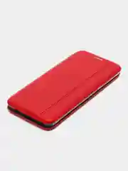 Алый чехол книжка Samsung J8/A8+/A7/S9/S20/NOTE8/J4/Y9/A12/J6+/S10/A22/M32/A5/A8/S8+/A40/A6/A80
