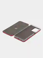 Красный чехол-книжка для Huawei Honor X7A (Хуавей Хонор Х7A)