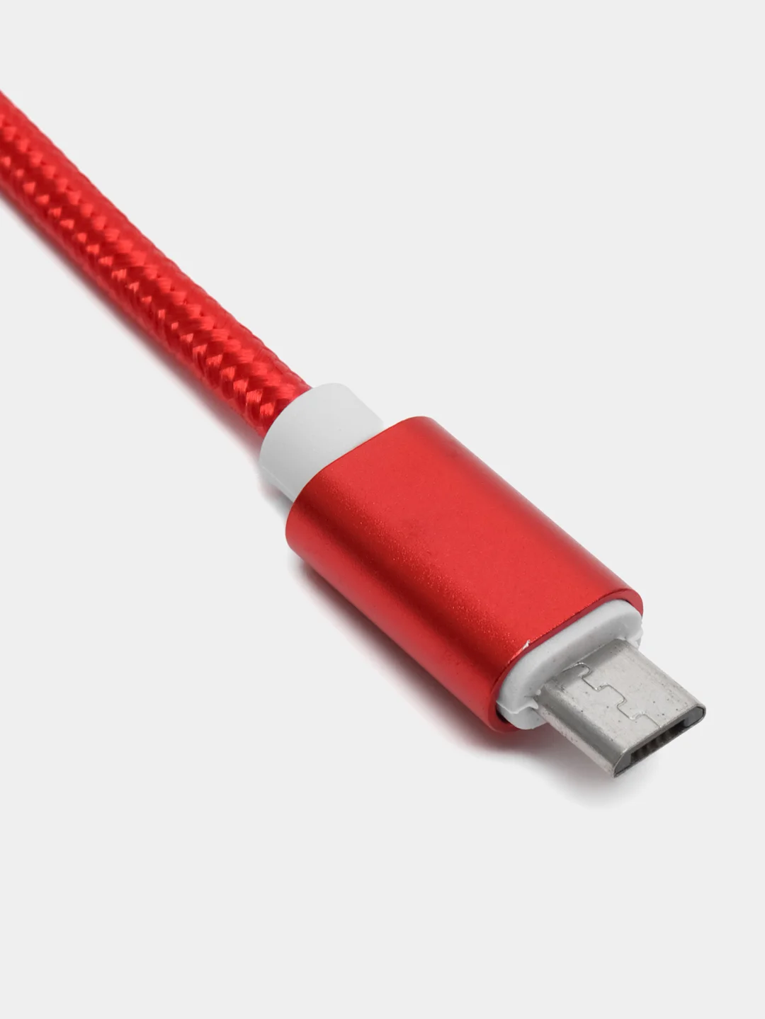 Красный otg переходник micro USB-USB, отг, адаптер, юсб для телефона и планшета