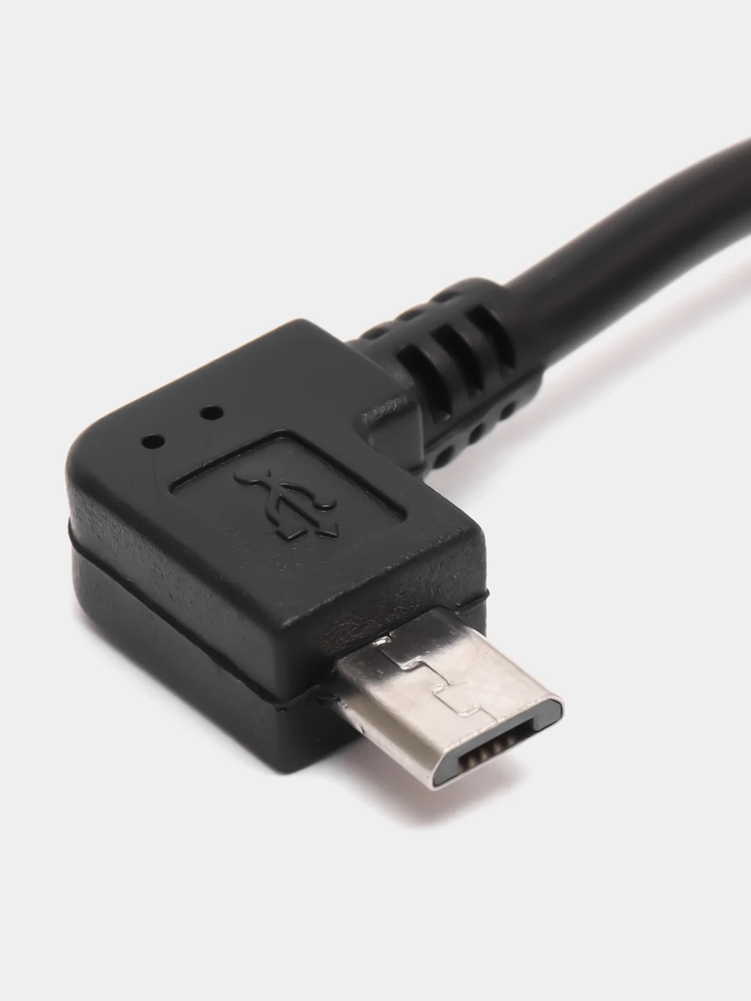 Кабель компьютерный переходный USB SZC USB AF-Micro USB, угловой 90, переходник