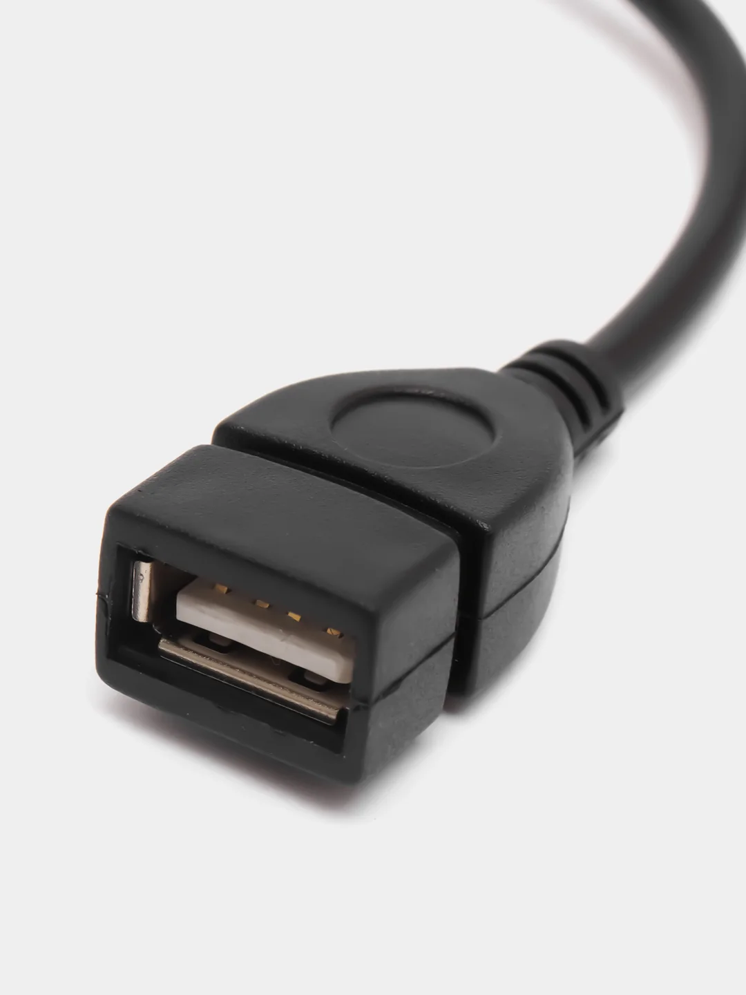 Кабель компьютерный переходный USB SZC USB AF-Micro USB, угловой 90, переходник