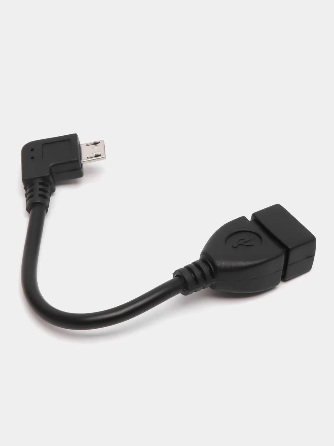 Кабель компьютерный переходный USB SZC USB AF-Micro USB, угловой 90, переходник