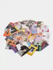 Светло-оранжевый карточки K-Pop BTS, 55 шт