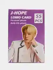 Сиреневый карточки K-Pop BTS, 55 шт