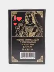 Карты игральные с пластиковым покрытием, колода 36 карт