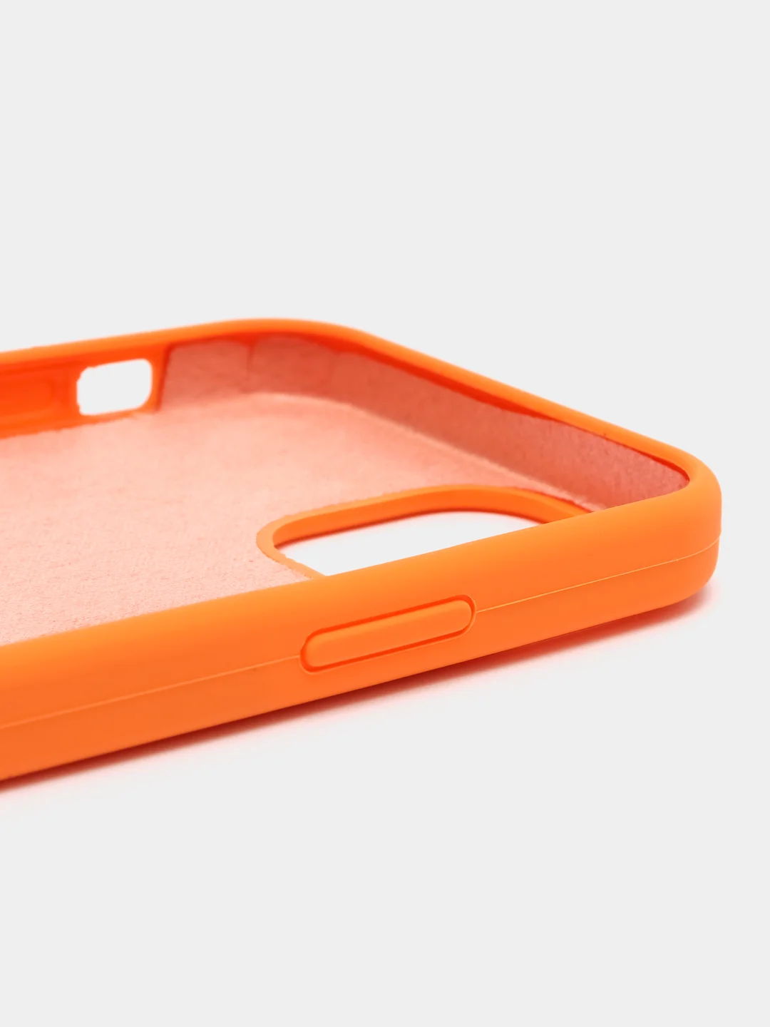 Светло-оранжевый чехол Silicone Case iPhone 6 / 6+ / 7+ / 8+/ X /XS /XR /11/12/12Pro/13 / 13 Pro Max/ 7 /8