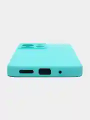 Бирюзовый чехол для Xiaomi Redmi 12 / Сяоми Редми 12, силиконовый