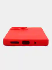 Красный чехол для Xiaomi Redmi 12 / Сяоми Редми 12, силиконовый
