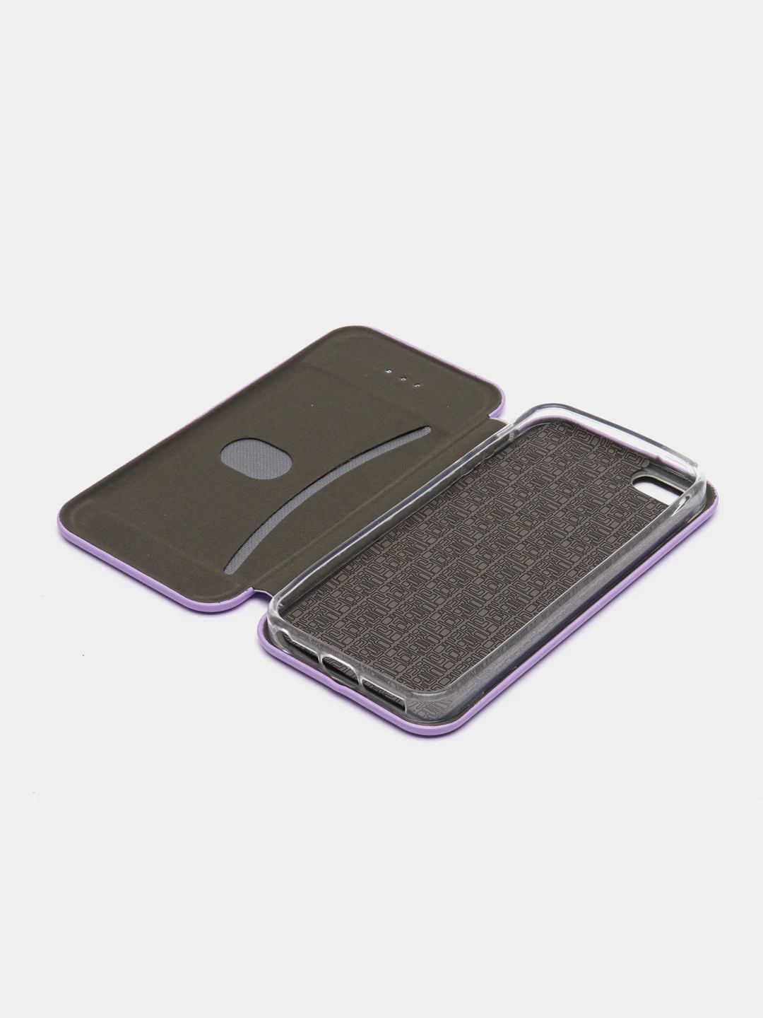 Фиолетовый чехол-книжка для iPhone 5, iPhone5S, iPhone SE, на магните