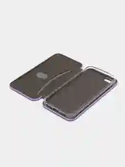 Фиолетовый чехол-книжка для iPhone 5, iPhone5S, iPhone SE, на магните