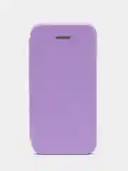 Фиолетовый чехол-книжка для iPhone 5, iPhone5S, iPhone SE, на магните