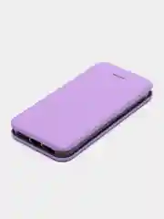 Фиолетовый чехол-книжка для iPhone 5, iPhone5S, iPhone SE, на магните