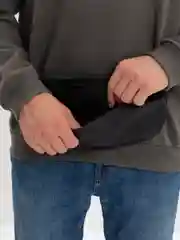 Черный сумка мужская через плечо, нагрудная, на пояс, водонепроницаемая