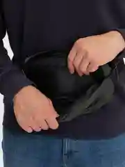 Приглушённый хаки мужская сумка через плечо, на пояс