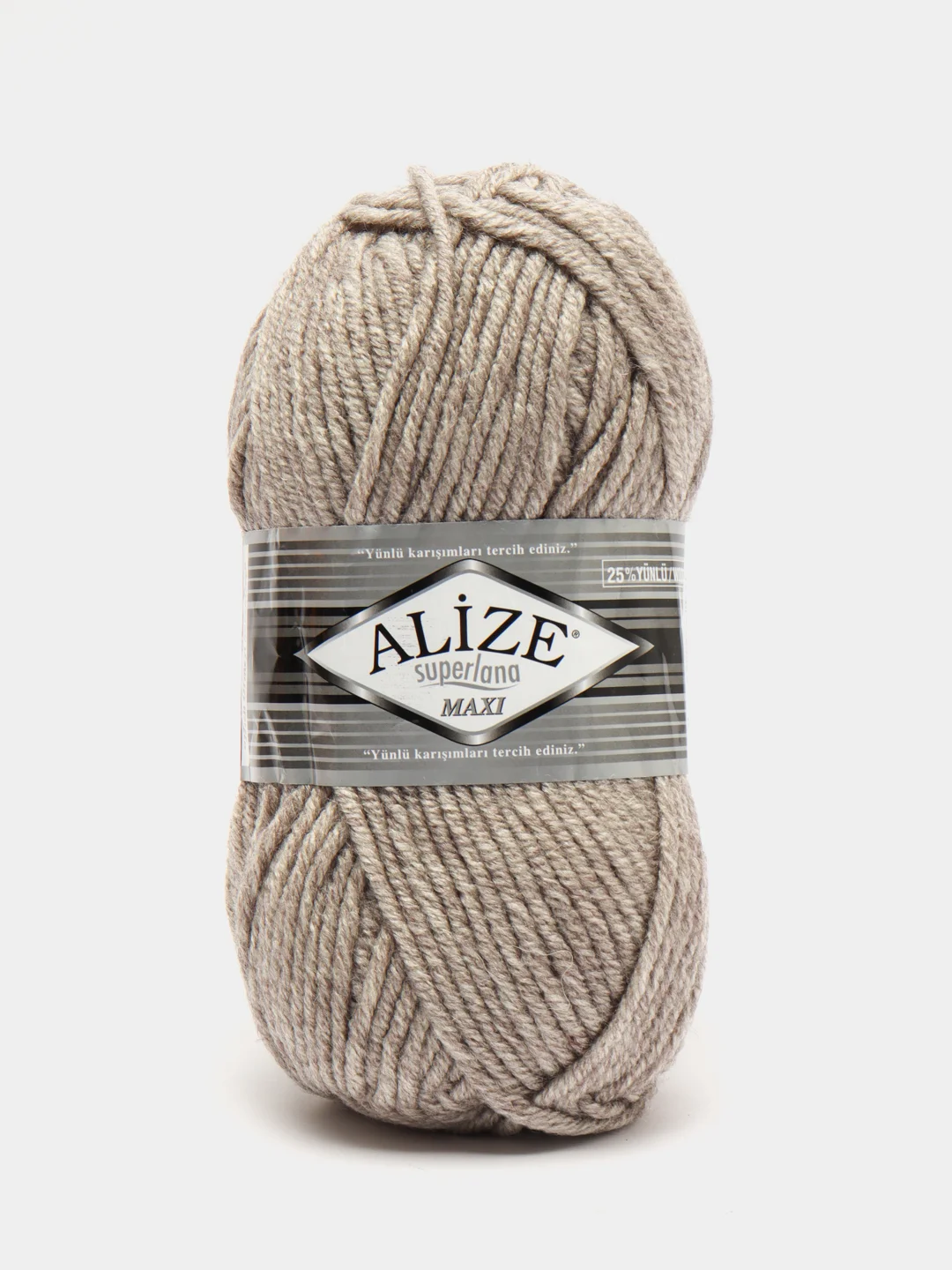 Пряжа Alize Superlana maxi(суперлана макси) 25% шерсть,75% акрил,100г/100м
