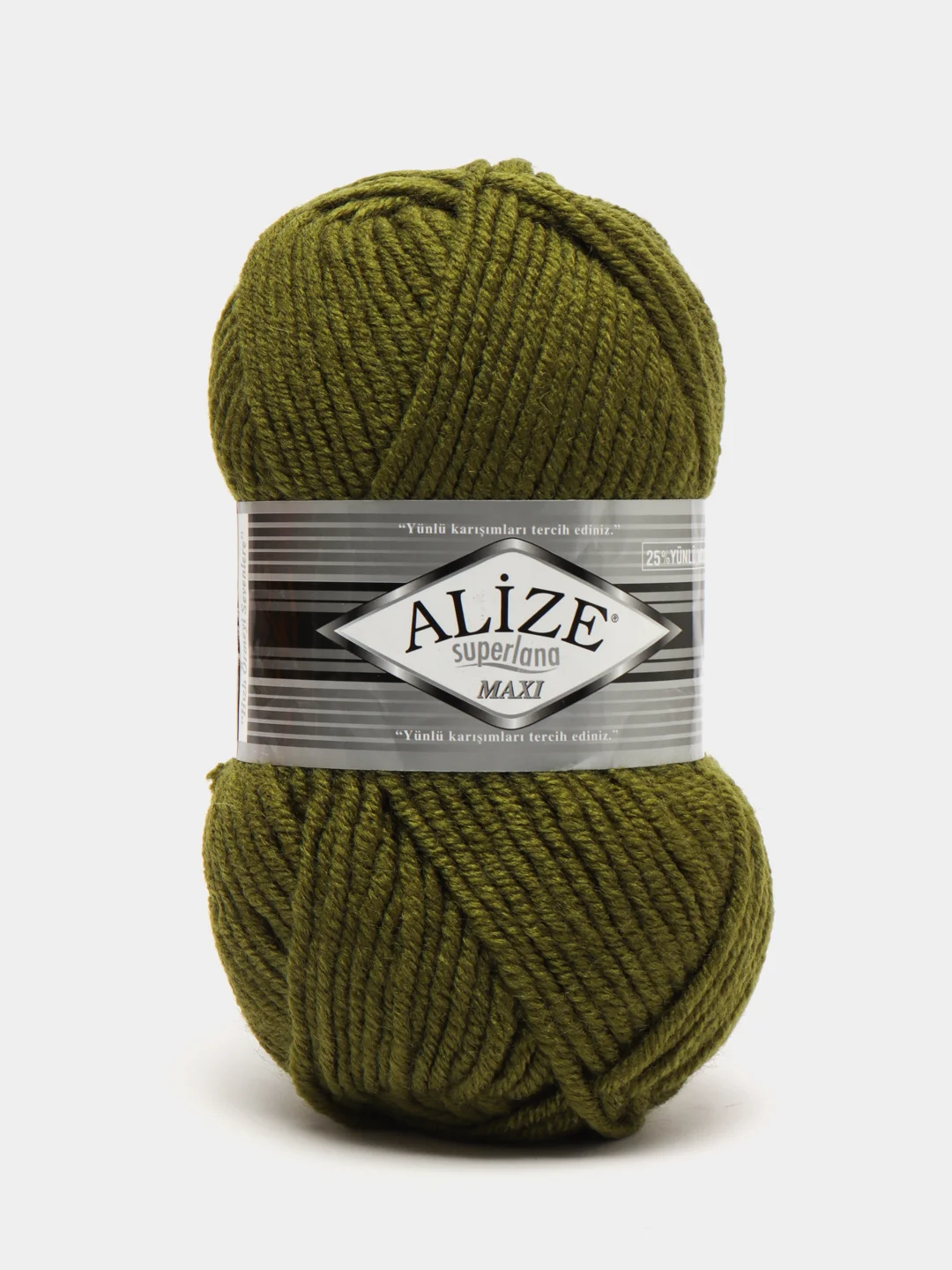 Бирюзовый пряжа Alize Superlana maxi(суперлана макси) 25% шерсть,75% акрил,100г/100м