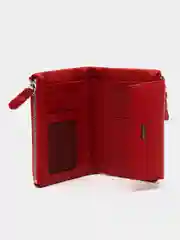 Красный кошелек женский складной
