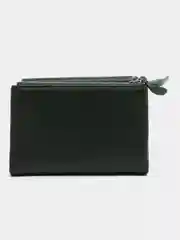 Зеленый кошелек женский складной