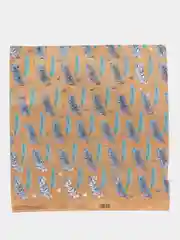 Бумага для скрапбукинга крафтовая, с фольгированием, 30,5 x 32 см
