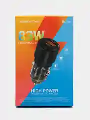 Черный автомобильное зарядное устройство Borofone BZ20A, 65W и 18W