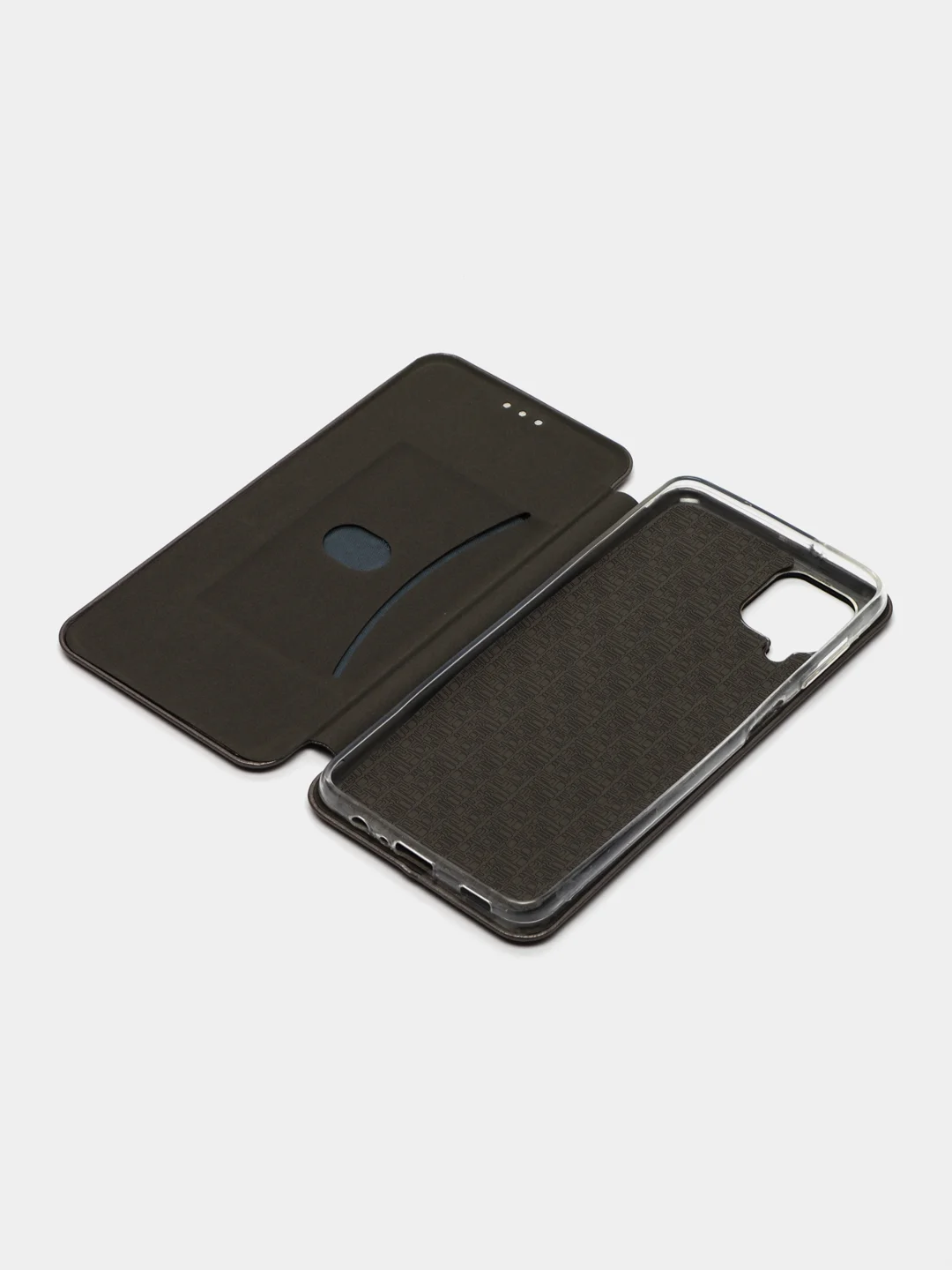 Серый чехол книжка Samsung J8/A8+/A7/S9/S20/NOTE8/J4/Y9/A12/J6+/S10/A22/M32/A5/A8/S8+/A40/A6/A80