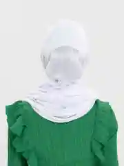 Белый бейсболка кепка с вшитым платком