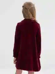 Бордовый халат детский велюровый, Lilians