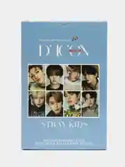 Тёмно-розовый карточки K-POP Stray Kids, 55 штук