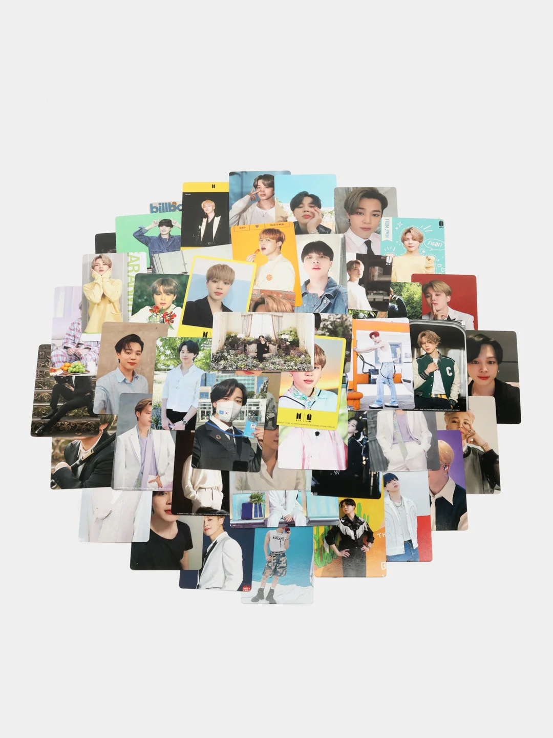Лимонный карточки K-Pop BTS, 55 шт