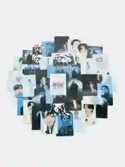 Черный карточки K-Pop BTS, 55 шт