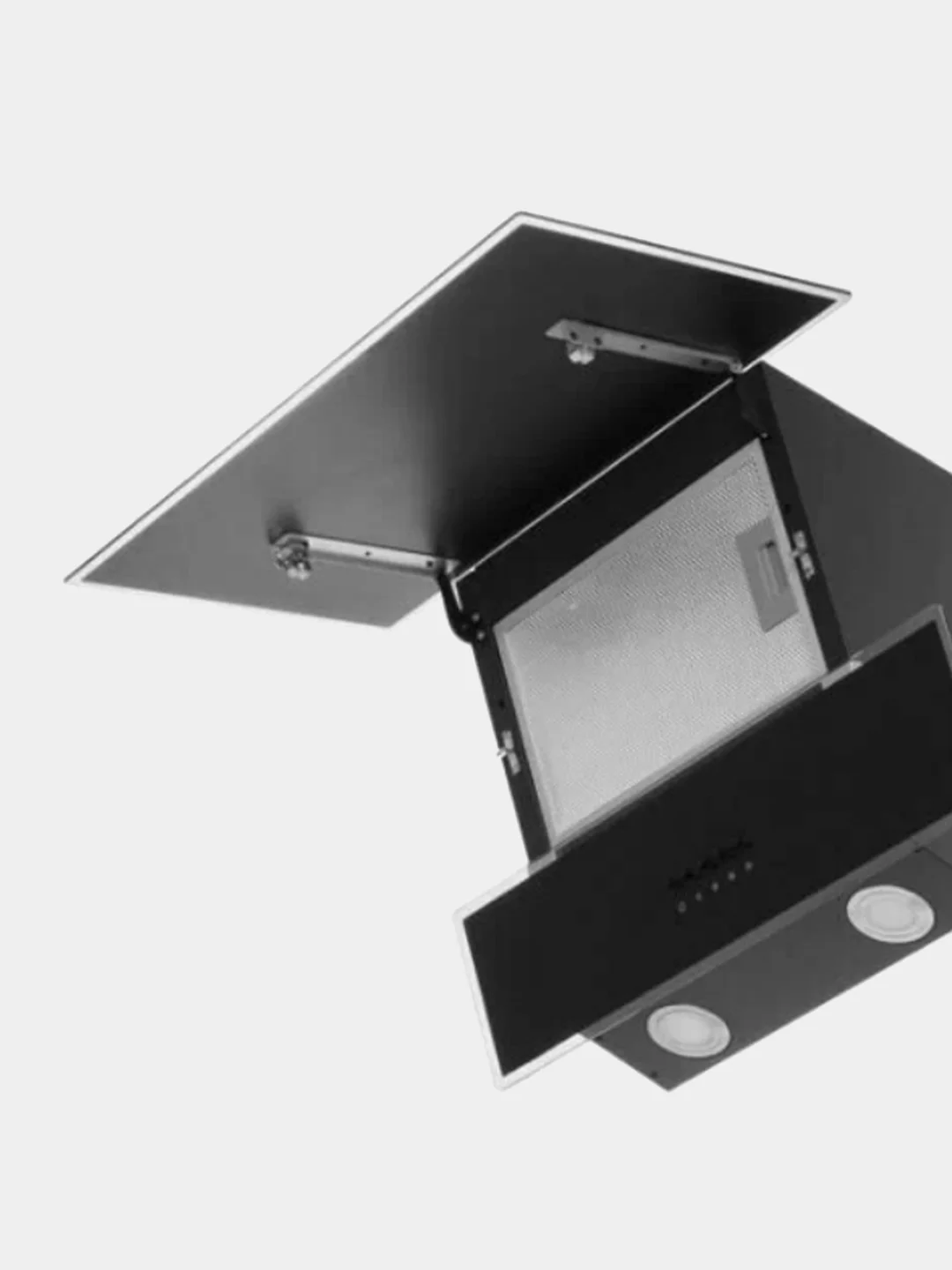 Вытяжка Centek CT-1828-60 Black наклонная ширина 60 см, 750 м3/час (123 Вт), 3 скорости