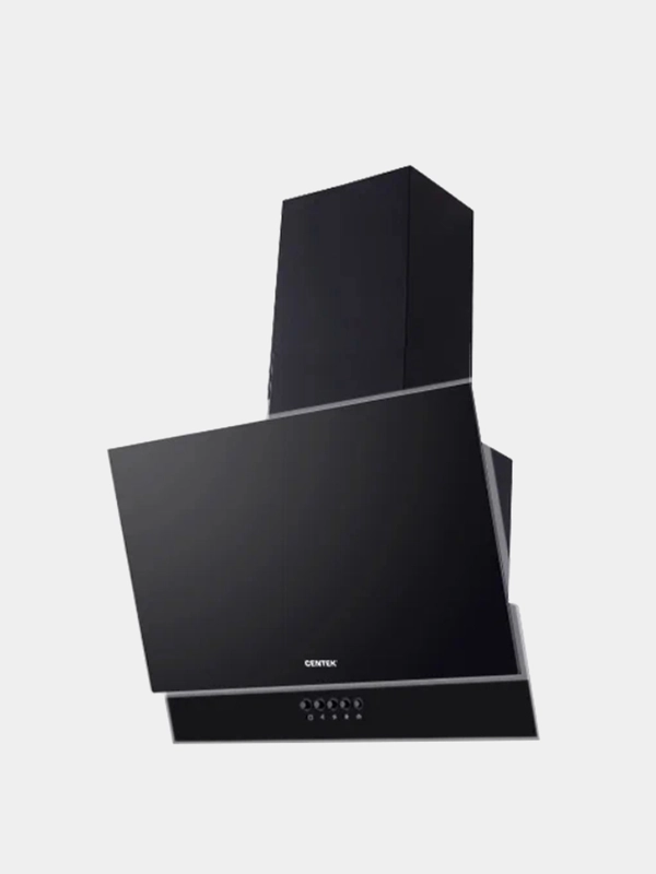 Вытяжка Centek CT-1828-60 Black наклонная ширина 60 см, 750 м3/час (123 Вт), 3 скорости
