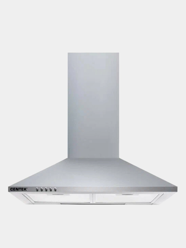 Вытяжка Centek СТ-1820-60 SS (сталь) ширина 60 см, КУПОЛ, 800 м3/час, 67 Вт, 3 скорости
