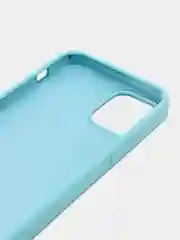 Мятный чехол Apple iPhone 12 mini (5.4") silicone case силиконовый с закрытым низом бархат внутри